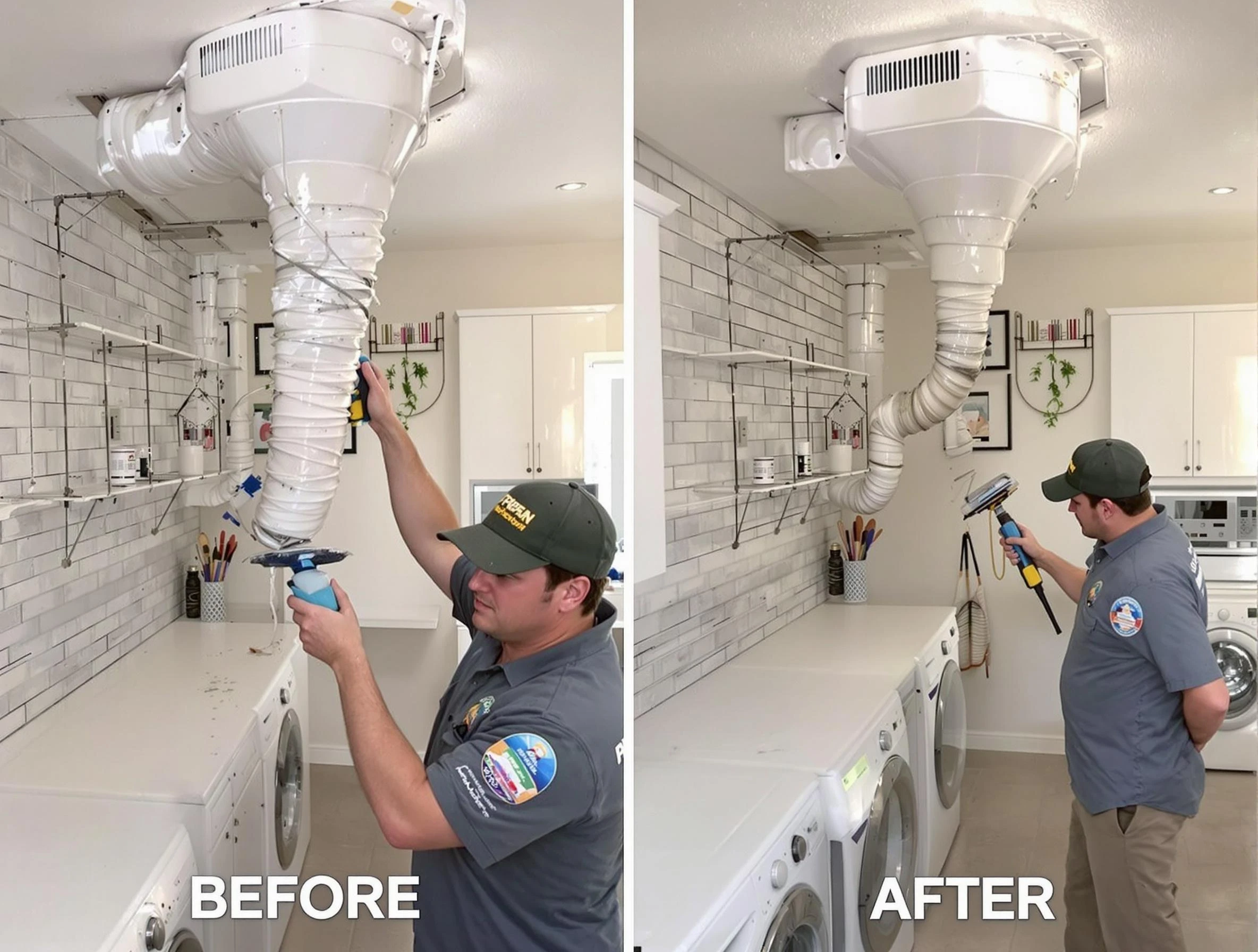Professional dryer exhaust vent cleaning by Snyderville Dryer Vent Cleaning in Snyderville