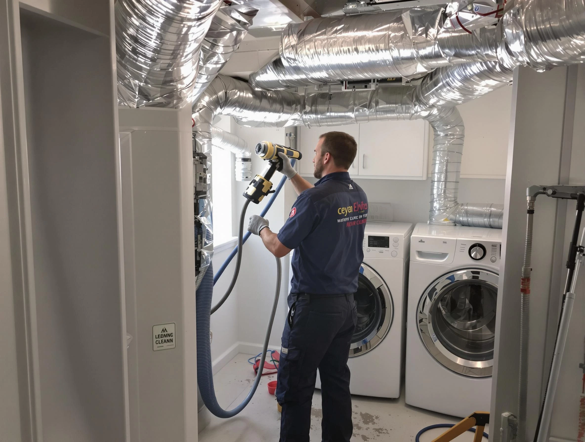 Snyderville Dryer Vent Cleaning specialist using advanced equipment for thorough duct cleaning in Snyderville